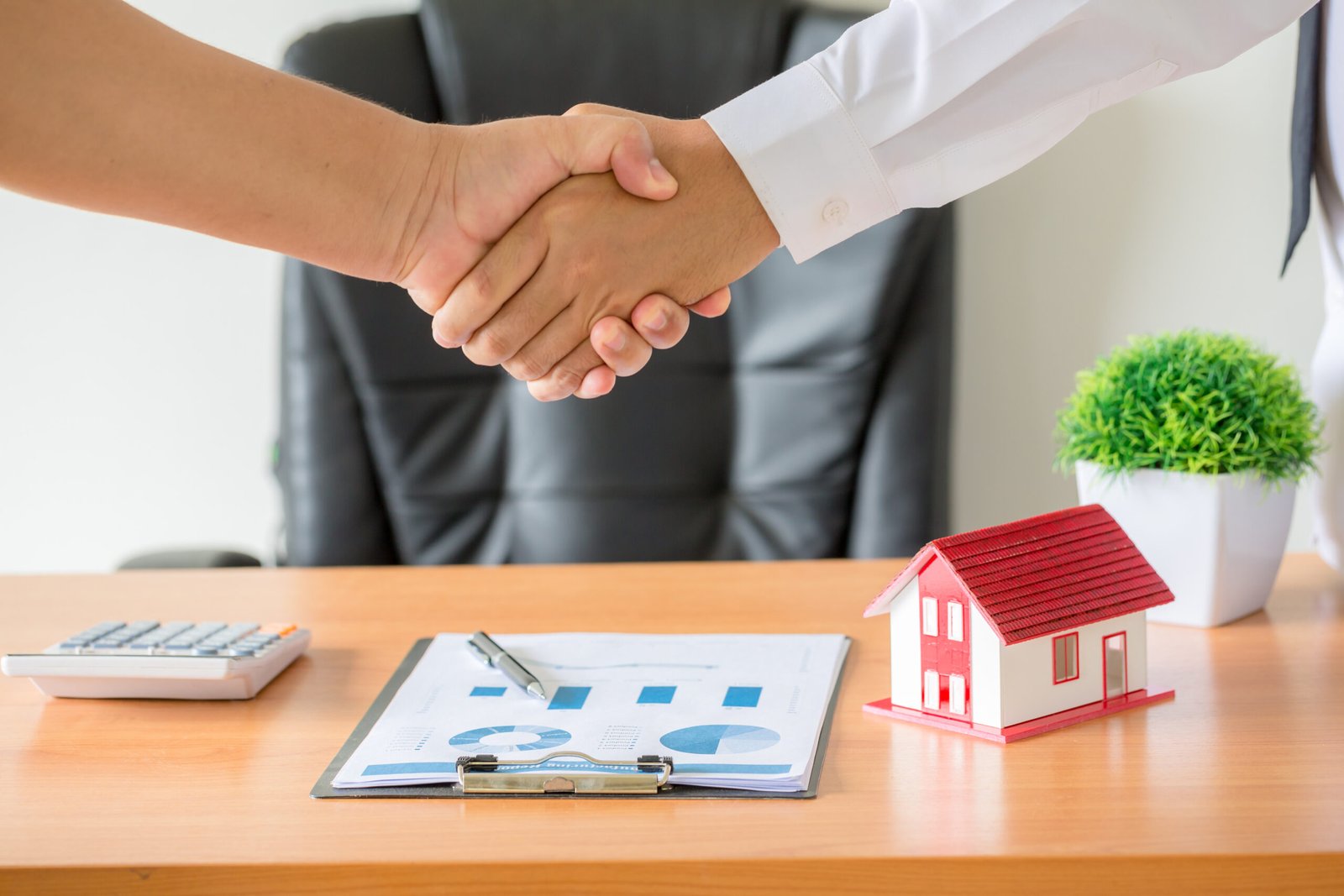 Real estate handshake